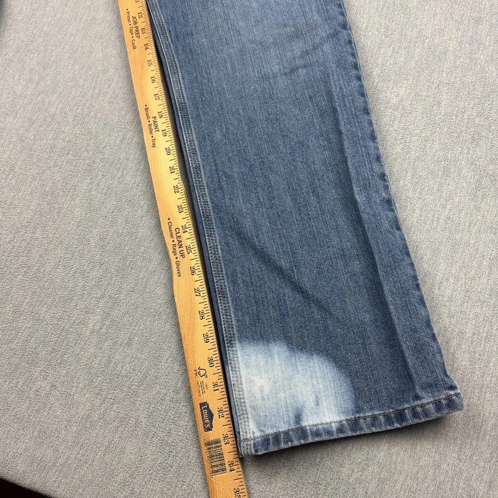 Carhartt Jeans Mens 36x34 Blue Denim Relaxed Fit Straight Holter Workwear 101483